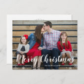 あなたの冬の挨拶ホリデーポストカード シーズンポストカード (正面/裏面)