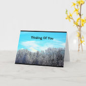 あなたの冬場面考えること カード (黄色い花)