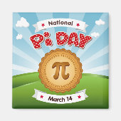 あなたの冷蔵庫にパイを置く マグネット (正面)