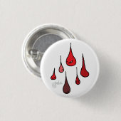 あなたの出血の精神1の¼" Pin 缶バッジ (正面&裏面)