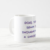 あなたの列に入考える コーヒーマグカップ (正面左)