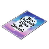 あなたの創造性は限界を知らないオプション1 ノートブック (左側)