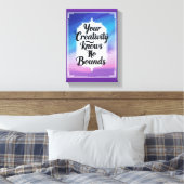 あなたの創造性は限界を知らないオプション2 キャンバスプリント (インサイチュ (寝室))