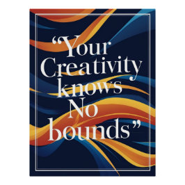 あなたの創造性は限界を知らないオプション2 ポスター