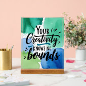 あなたの創造性は限界を知らないオプション3 アクリルサイン (ウェディング)