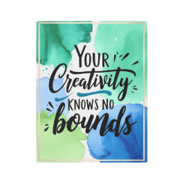 あなたの創造性は限界を知らないオプション4 メタルプリント