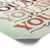 あなたの十分なアートポスタープリント ポスター (角)