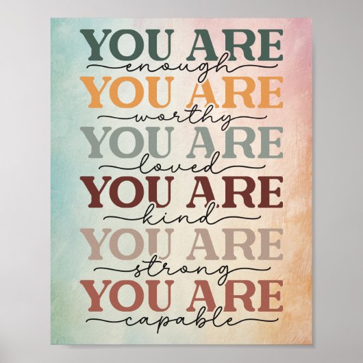 あなたの十分なアートポスタープリント ポスター (正面)