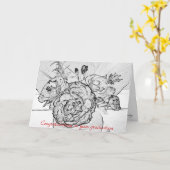 あなたの卒業のお祝い カード (黄色い花)