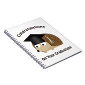 あなたの卒業のハリネズミのお祝い ノートブック (右側)