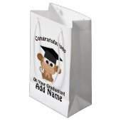 あなたの卒業猿のお祝い スモールペーパーバッグ (正面アングル)