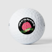 あなたの卒業生の大きな脳を見お気に入りのる ゴルフボール (正面)