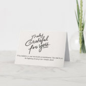 あなたの卓越した成果を祝って カード (正面)