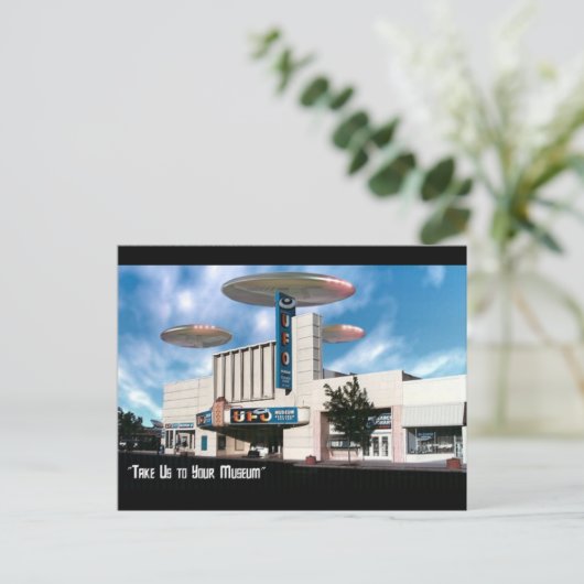 あなたの博物館に私達を連れて行って下さい ポストカード (スタンド正面)