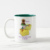 あなたの危機のマグ ツートーンマグカップ (左)