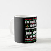 あなたの卵のクリスマスムービーを補充できるか コーヒーマグカップ (正面左)