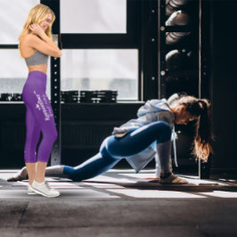 あなたの原動力となる理由を思い出して 女性のためのエクササイズ カプリレギンス