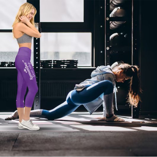 あなたの原動力となる理由を思い出して 女性のためのエクササイズ カプリレギンス