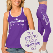 あなたの原動力となる理由を思い出して 女性のためのエクササイズ カプリレギンス