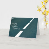 あなたの友人に安全な旅行を望みます カード (黄色い花)