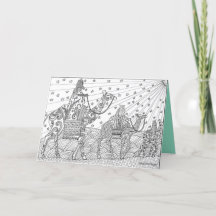 あなたの友人のために着色するべきクリスマスカード