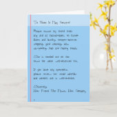 あなたの友人の考えることと出かけるおもしろいな弁解 カード (黄色い花)