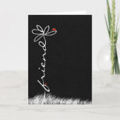 あなたの友人の考えることは女性を持つデイジー煩わせます カード (正面)