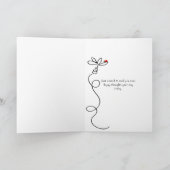 あなたの友人の考えることは女性を持つデイジー煩わせます カード (内部)