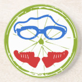 あなたの友人または家族のための素晴らしいトライアスロンのギフト コースター (正面)