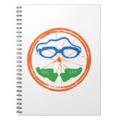 あなたの友人または家族のための素晴らしいトライアスロンのギフト ノートブック (正面)