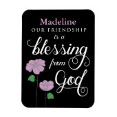 あなたの友情は神賛美磁石からのものだ マグネット (縦)