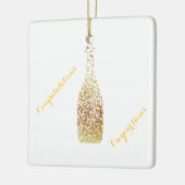 あなたの双子のおめでとう セラミックオーナメント (左)