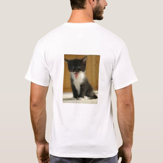 あなたの口の愚か者を見て下さい Tシャツ (裏面)