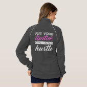 あなたの口紅を置き、ジャケットを強いて下さい パーカ (裏面フル)