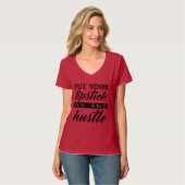 あなたの口紅を置き、強いて下さい Tシャツ (正面フル)