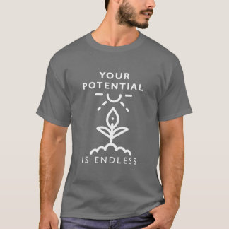 あなたの可能性は無限のティー信じ-  & Become Tシャツ