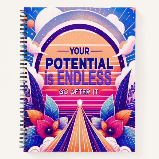 あなたの可能性は無限 ノートブック (正面)