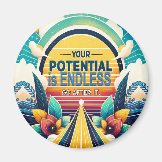 あなたの可能性は無限 マグネット (正面)