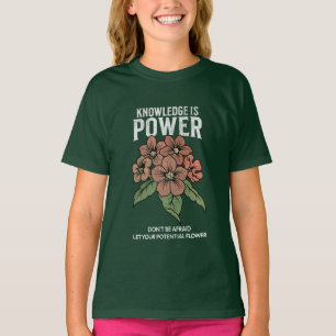 あなたの可能性を花咲かせて ヴィンテージ フラワーラバー T-S Tシャツ