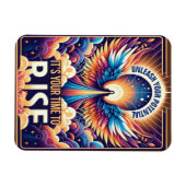 あなたの可能性を解き放ち、立ち上がる マグネット (横)