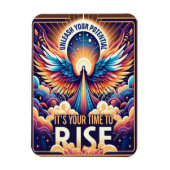 あなたの可能性を解き放ち、立ち上がる マグネット (縦)