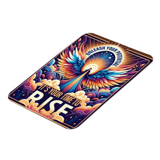 あなたの可能性を解き放ち、立ち上がる マグネット (左側)