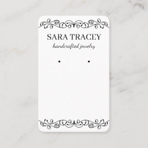 あなたの名カスタマイズ前とタグラインとイヤリングカード 名刺