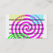 あなたの名刺を設計して下さい 名刺 (裏面)