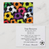 あなたの名刺 – サッカー – コーチ/スポーツ 名刺 (正面/裏面)