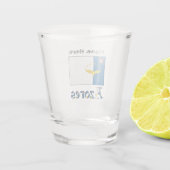 あなたの名前がショットグラスとアゾレス国旗 ショットグラス (裏面)