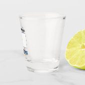 あなたの名前がショットグラスとアゾレス国旗 ショットグラス (右)