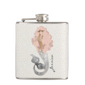 あなたの名前とエキゾチックな人魚 フラスク (正面)