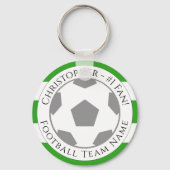 あなたの名前とサッカーチームの名前 キーホルダー (裏面)