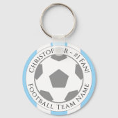 あなたの名前とサッカーチームの名前 キーホルダー (裏面)